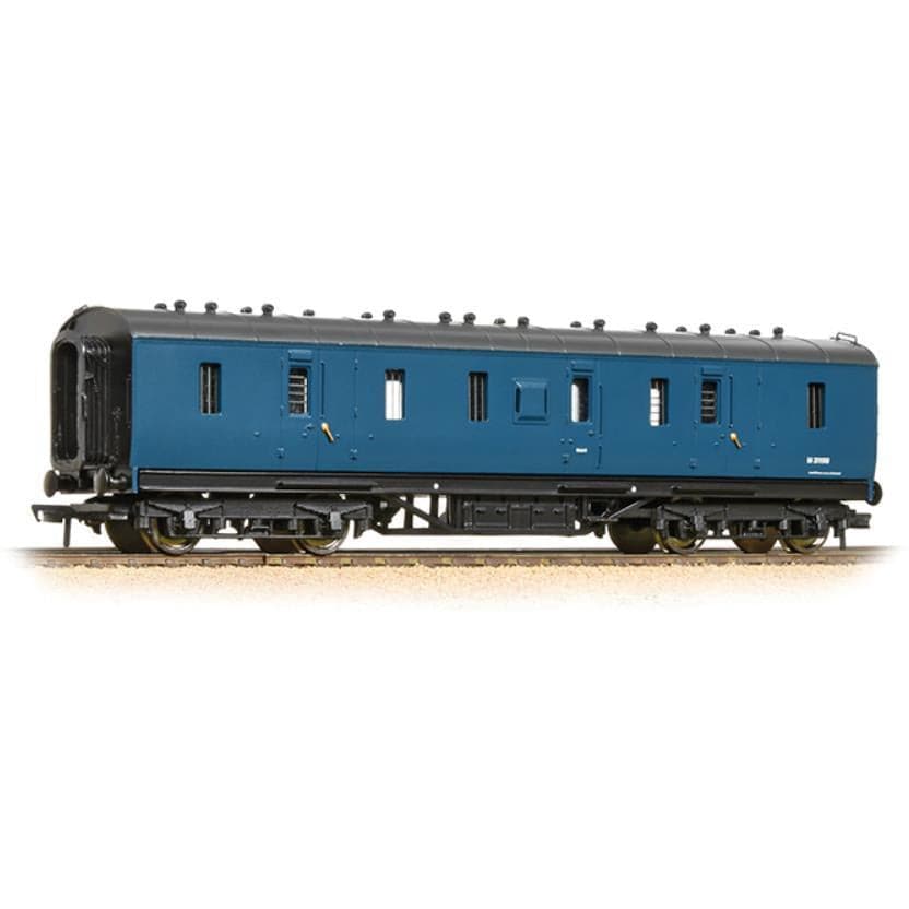 GRAHAM FARISH N 50ft Ex-LMS Parcels Van BR Blue - Weathered