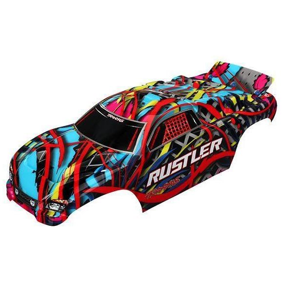 TRAXXAS Body Rustler Hawaiian Graphics Paint Decal App (3749)