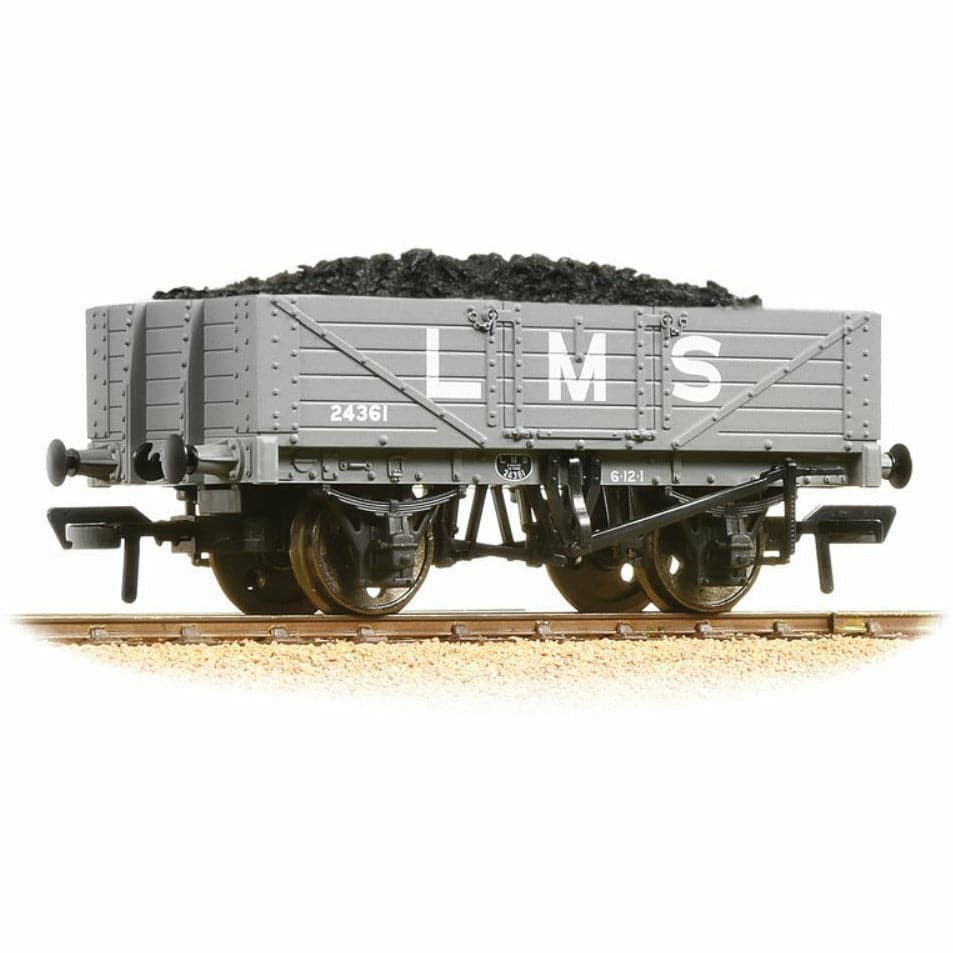 GRAHAM FARISH 5 Plank Wagon Wooden Floor LMS with Load