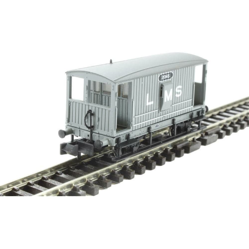 GRAHAM FARISH Midland 20 Ton Brake Van LMS Grey