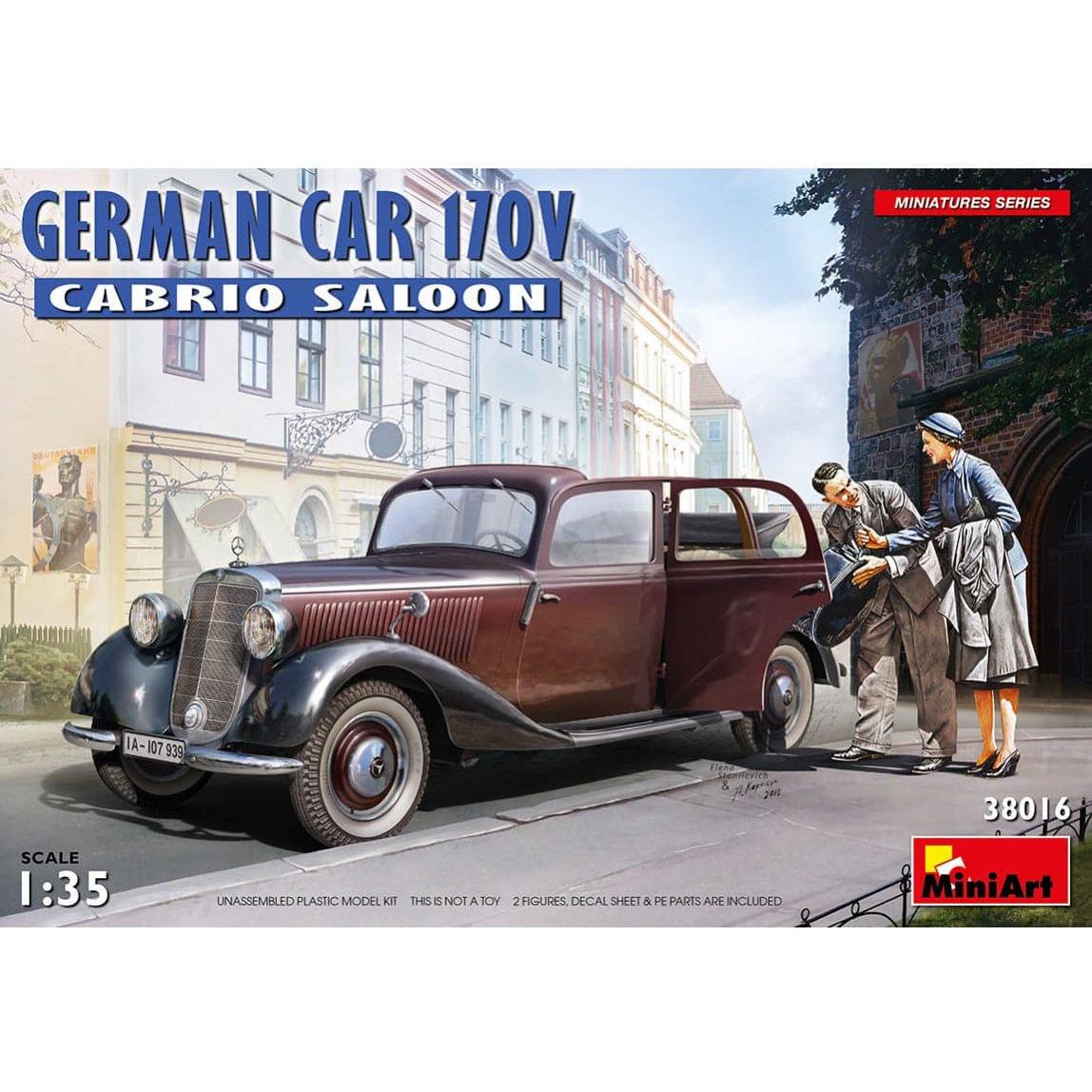 MINIART 1/35 German Car 170V Cabrio Saloon