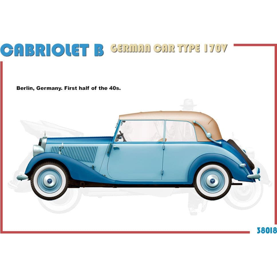 MINIART 1/35 Cabriolet B German Car Type 170V