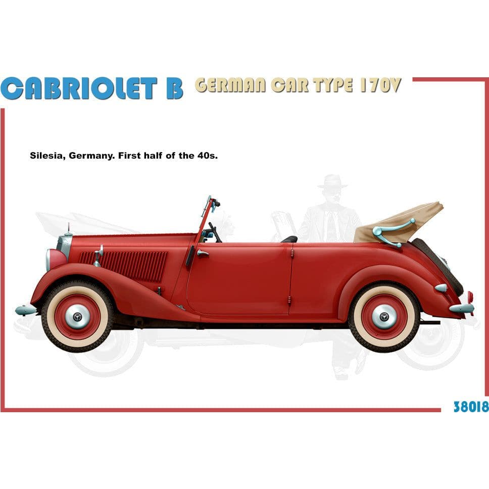 MINIART 1/35 Cabriolet B German Car Type 170V