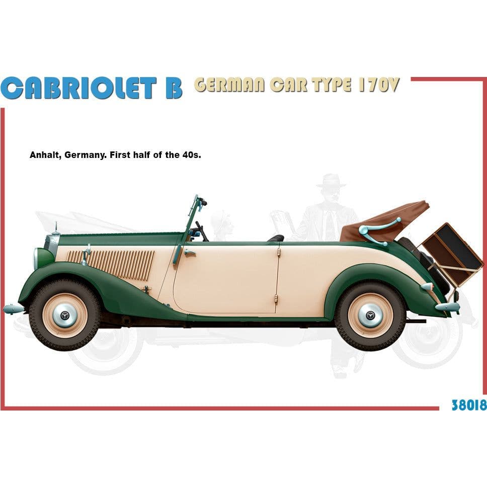 MINIART 1/35 Cabriolet B German Car Type 170V