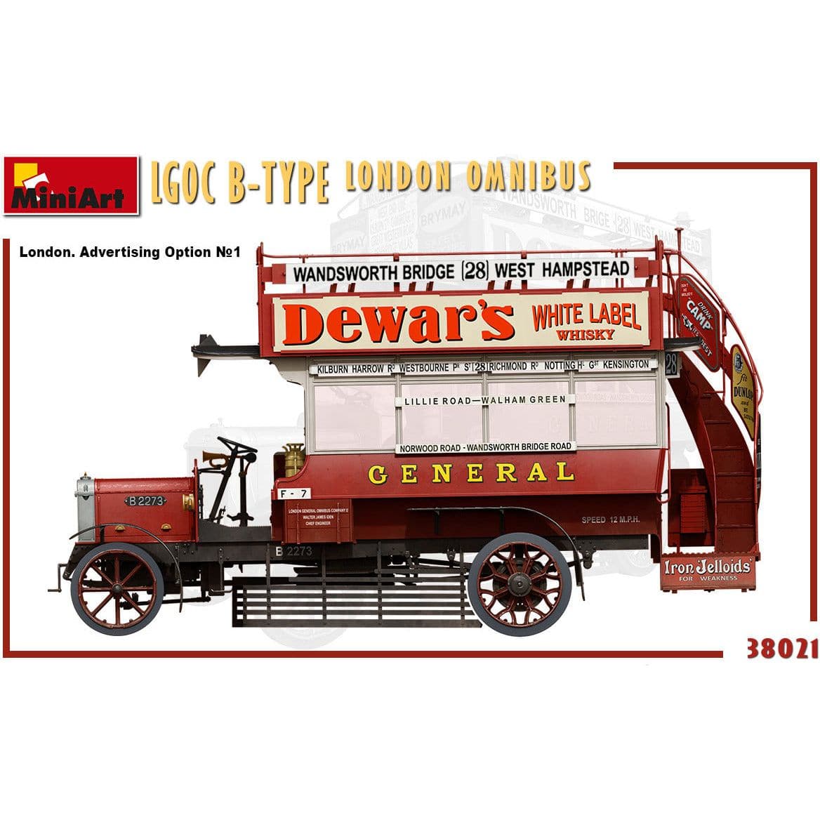 MINIART 1/35 LGOC B-Type London Omnibus