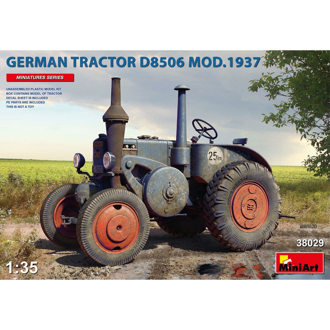 MINIART 1/35 German Tractor D8506 Mod. 1937