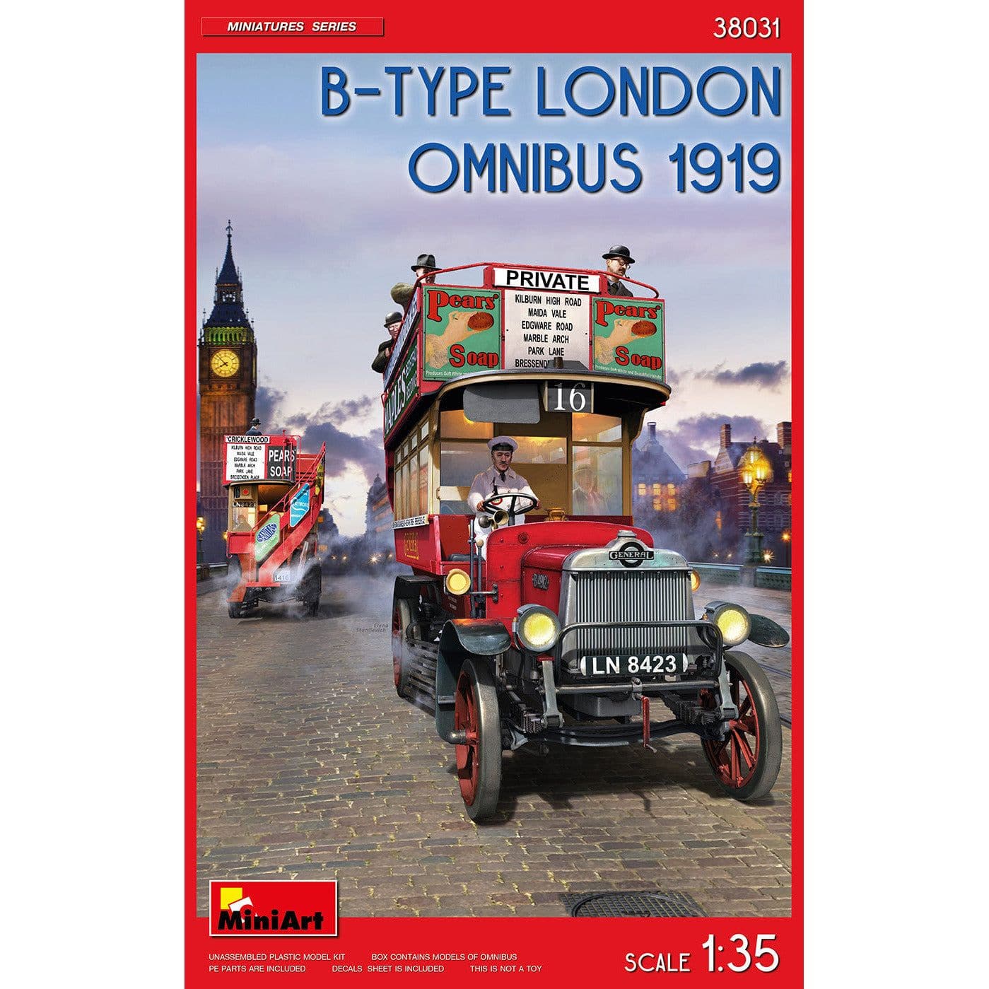 MINIART 1/35 B-Type London Omnibus 1919