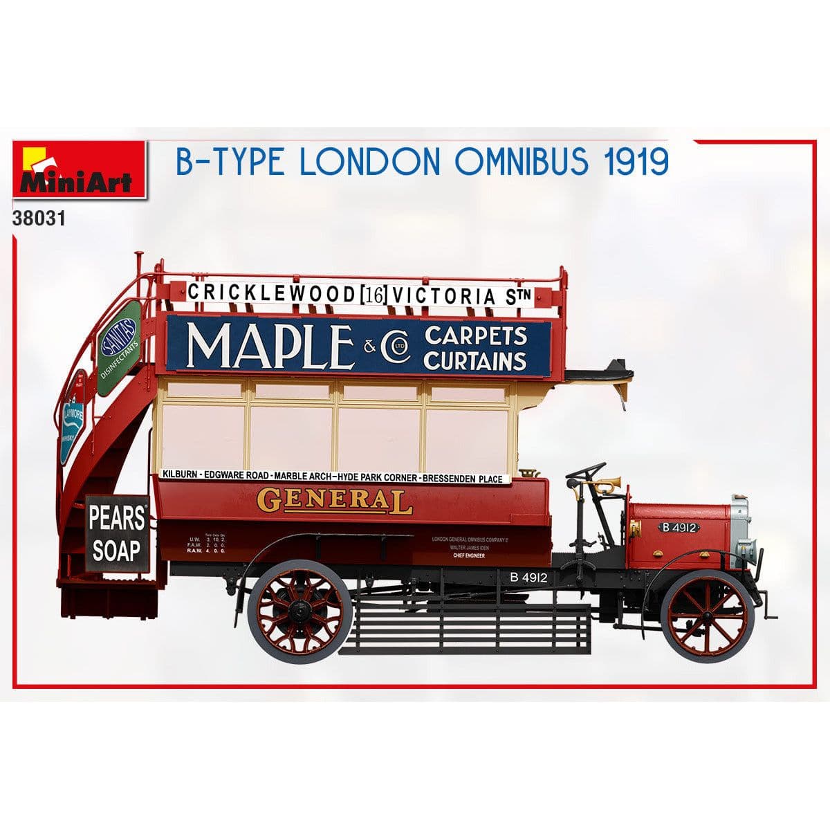 MINIART 1/35 B-Type London Omnibus 1919