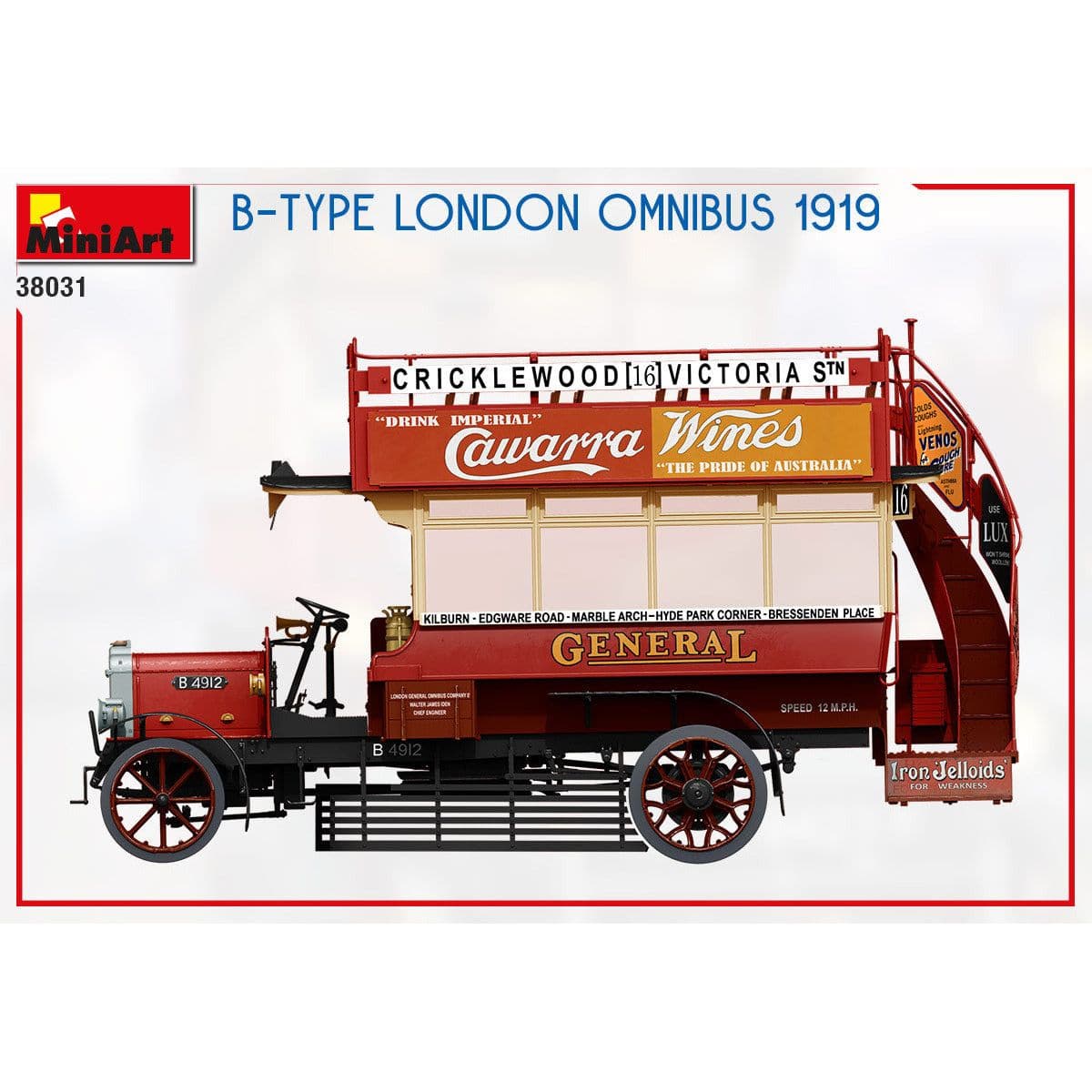 MINIART 1/35 B-Type London Omnibus 1919