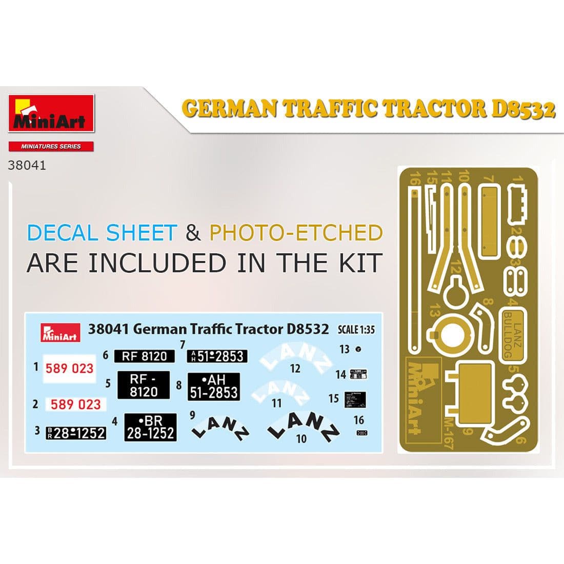 MINIART 1/35 German Traffic Tractor D8532