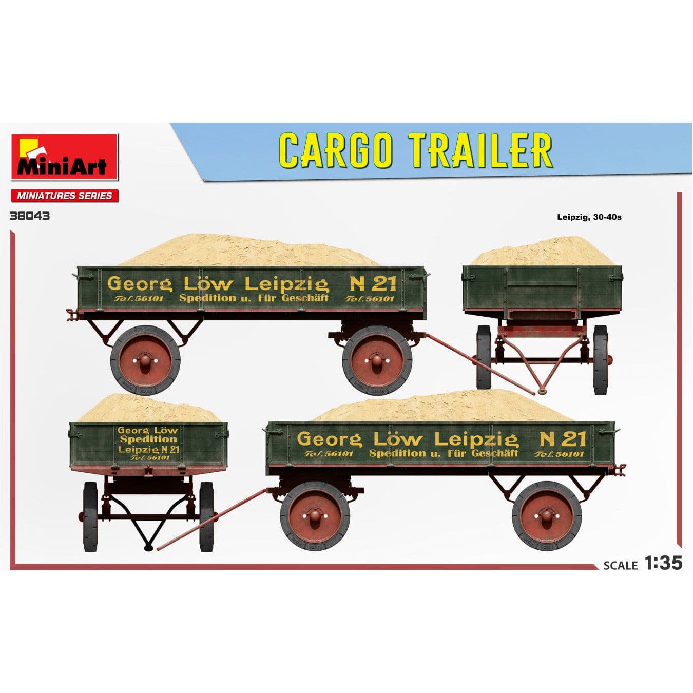 MINIART 1/35 Cargo Trailer