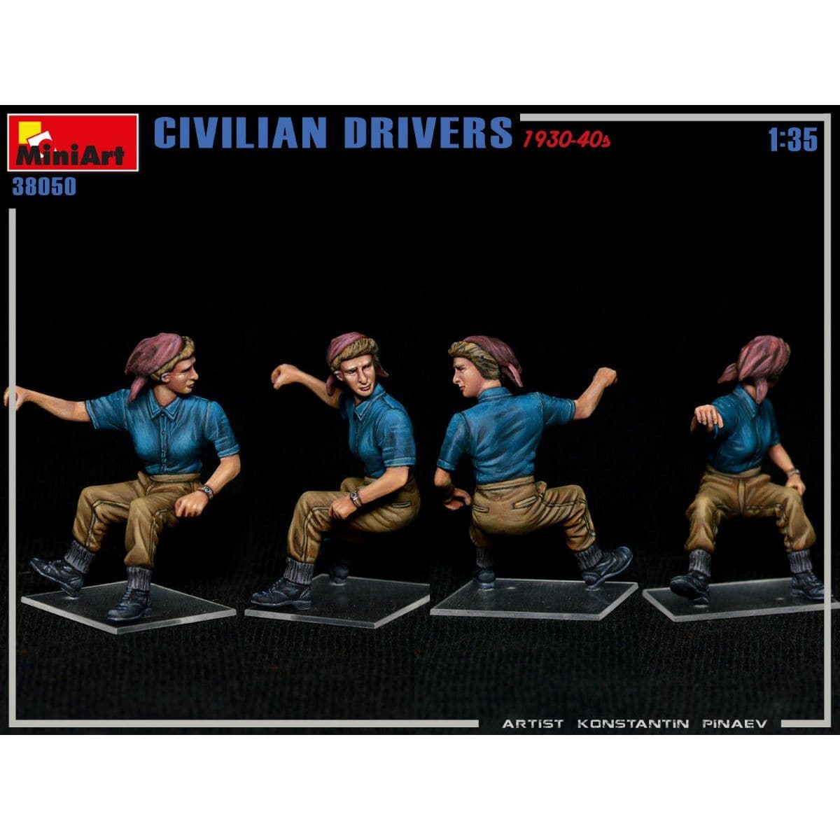 MINIART 1/35 Civilian Drivers 1930-40's