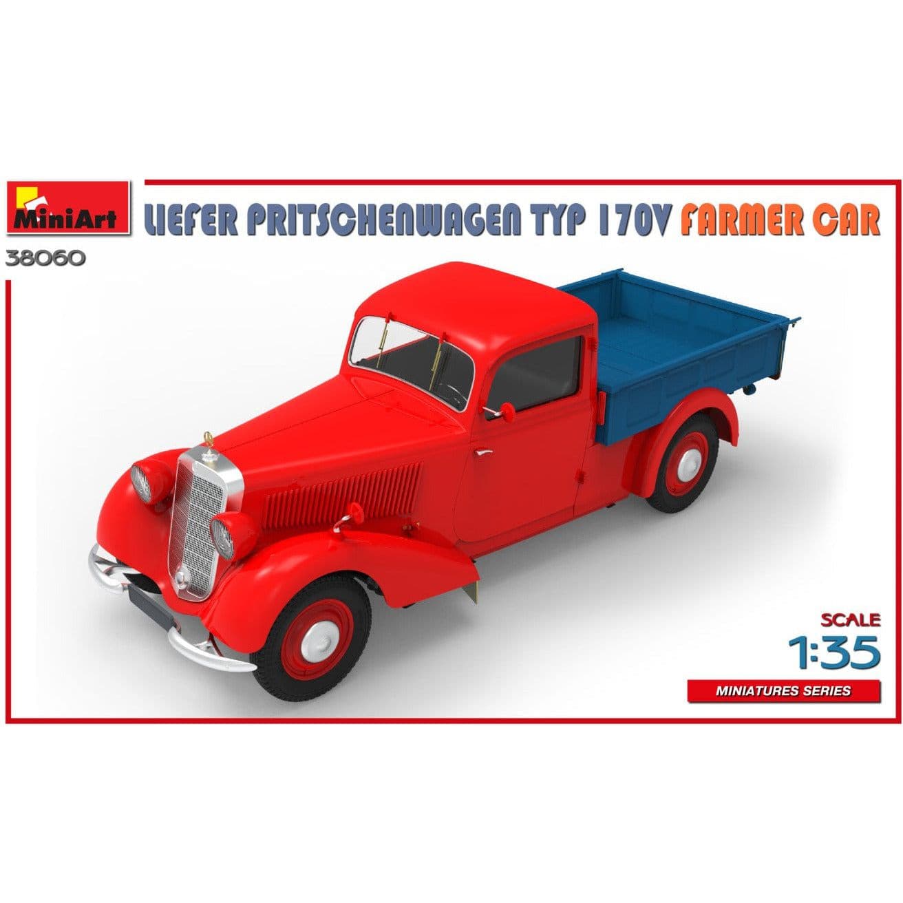 MINIART 1/35 Liefer Pritschenwagen Typ 170V Farmer Car