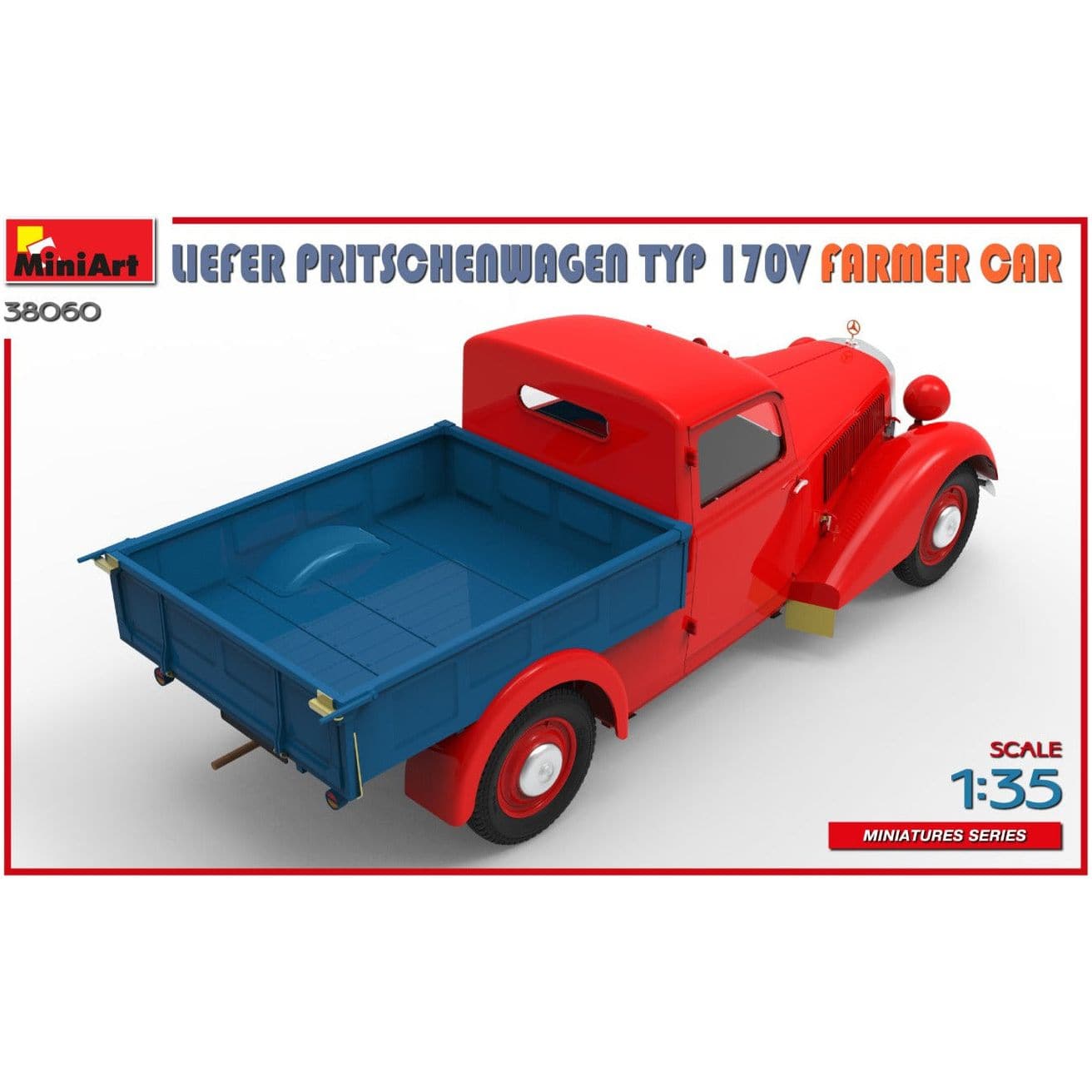 MINIART 1/35 Liefer Pritschenwagen Typ 170V Farmer Car