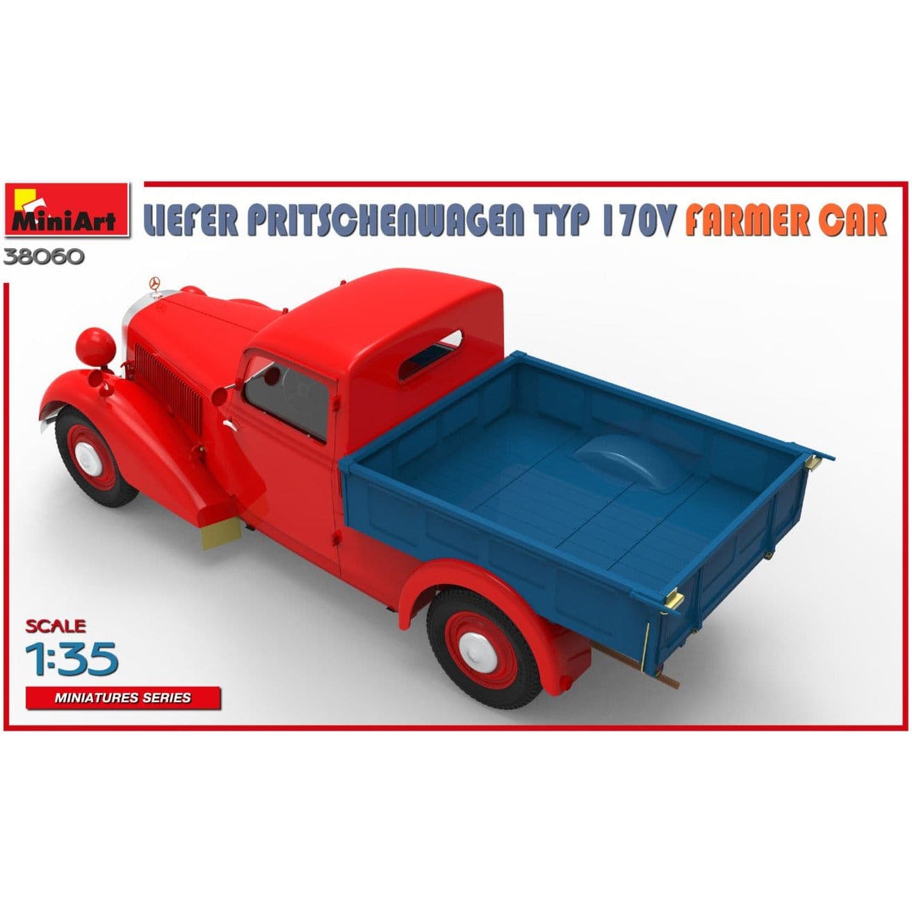 MINIART 1/35 Liefer Pritschenwagen Typ 170V Farmer Car