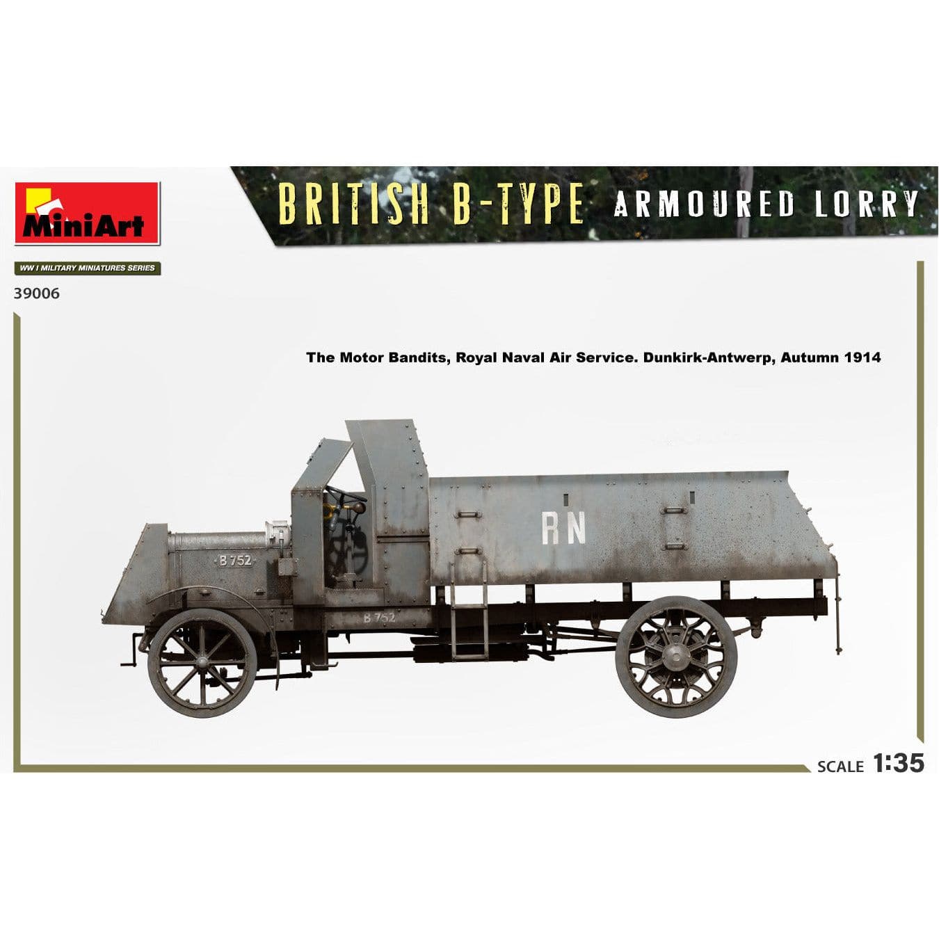 MINIART 1/35 British B-Type Armoured Lorry