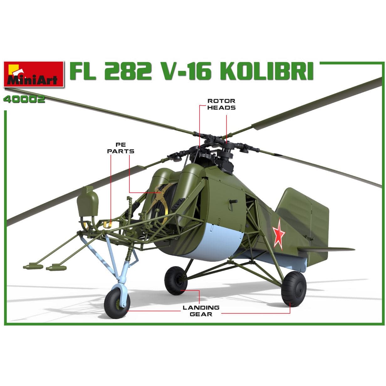 MINIART 1/35 Fl 282 V-16 Kolibri