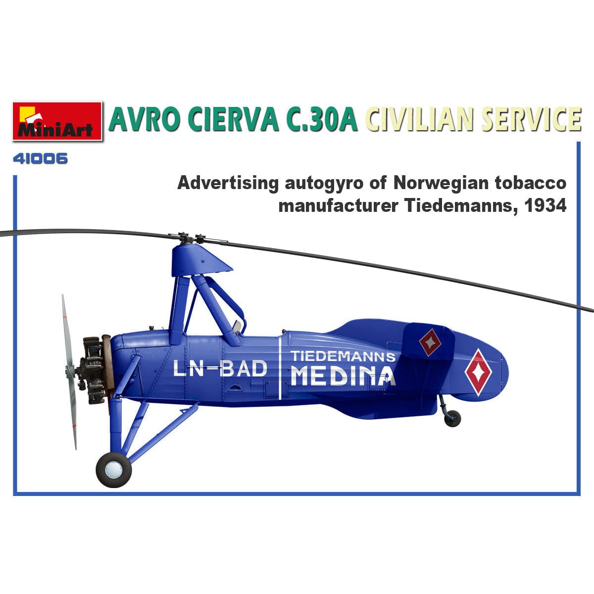 MINIART 1/35 Avro Cierva C.30A Civilian Service