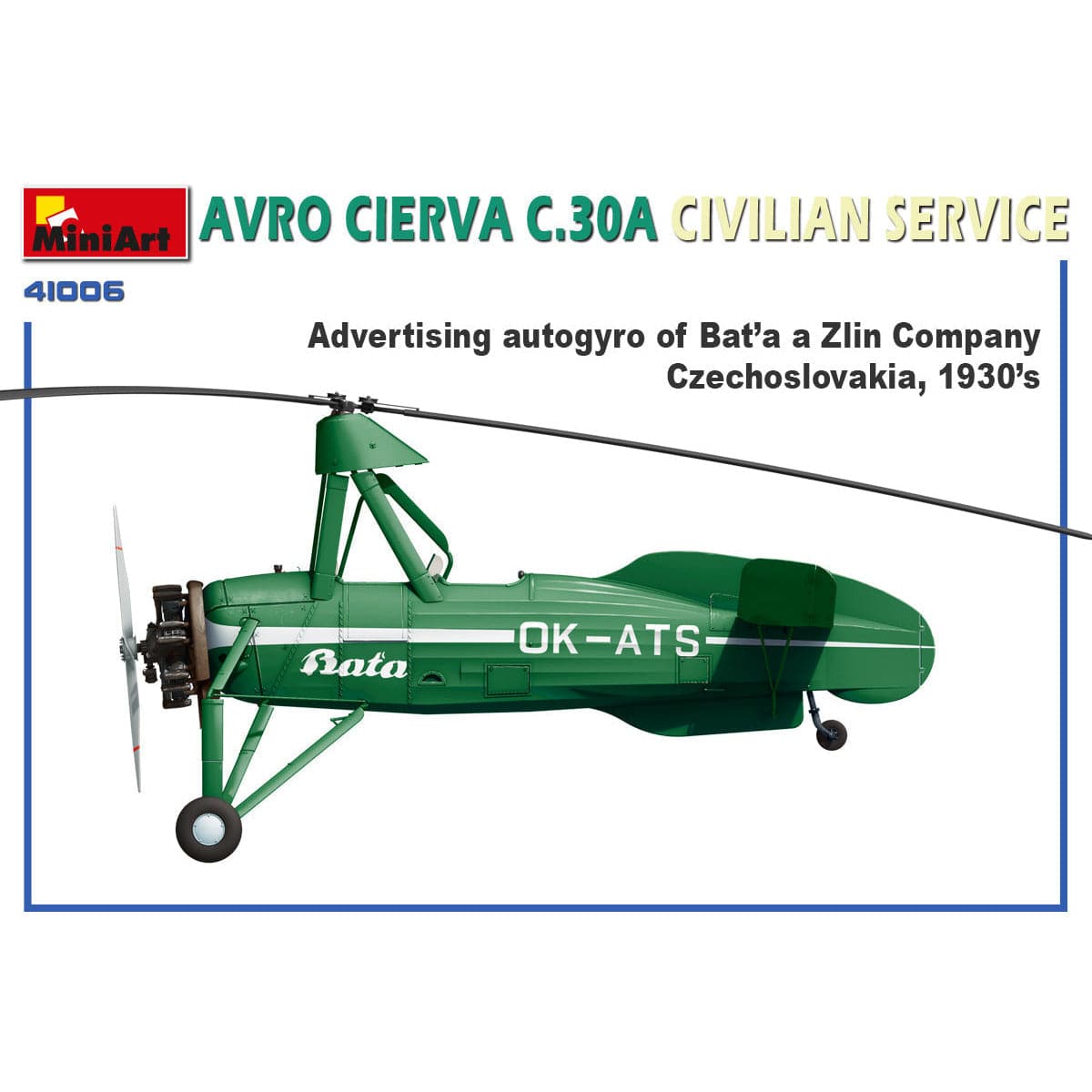 MINIART 1/35 Avro Cierva C.30A Civilian Service