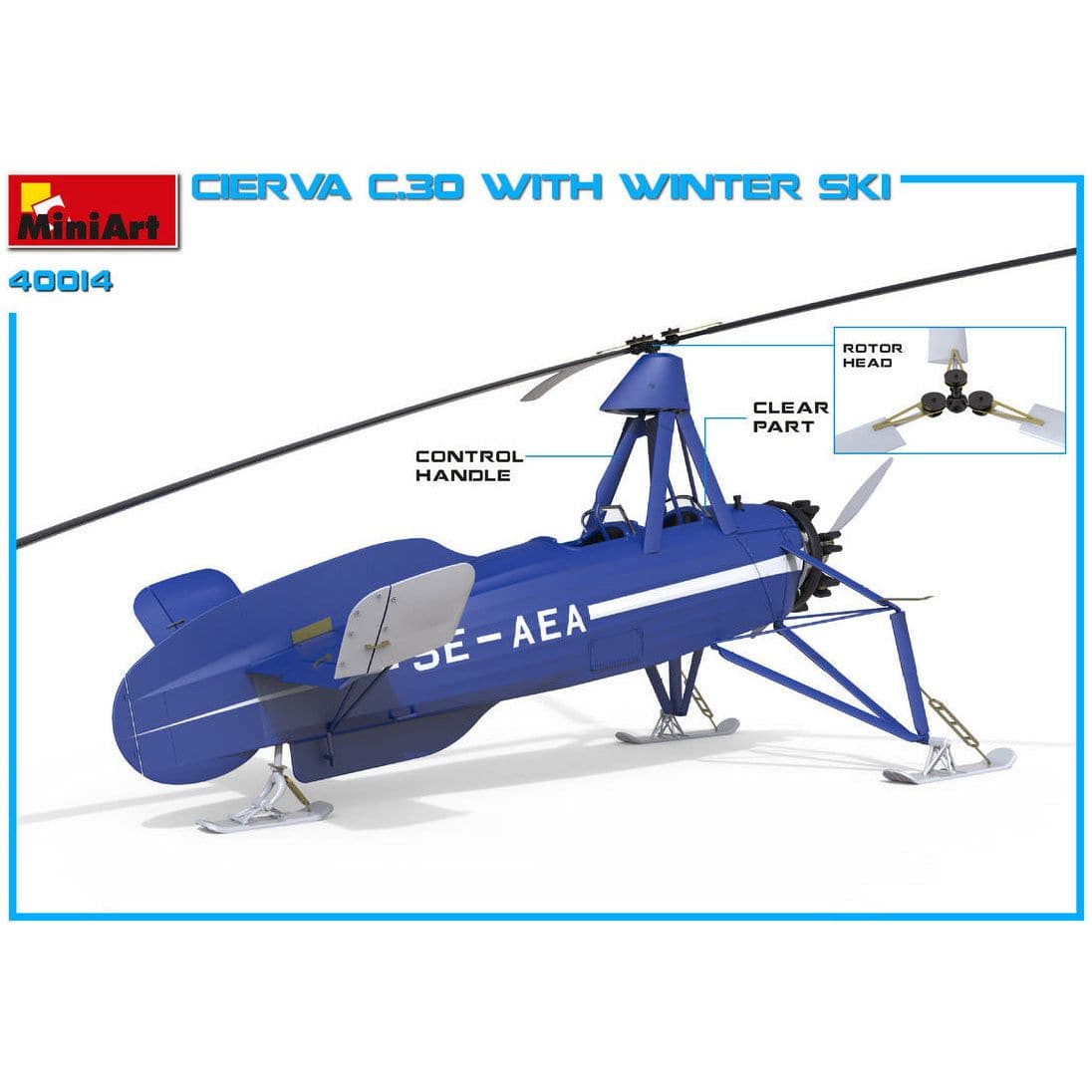 MINIART 1/35 Cierva C.30 with Winter Ski