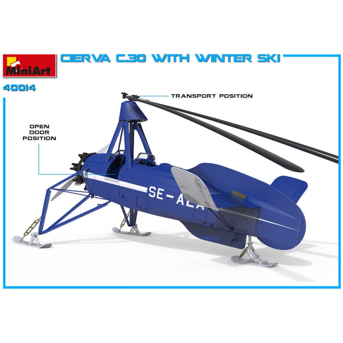 MINIART 1/35 Cierva C.30 with Winter Ski