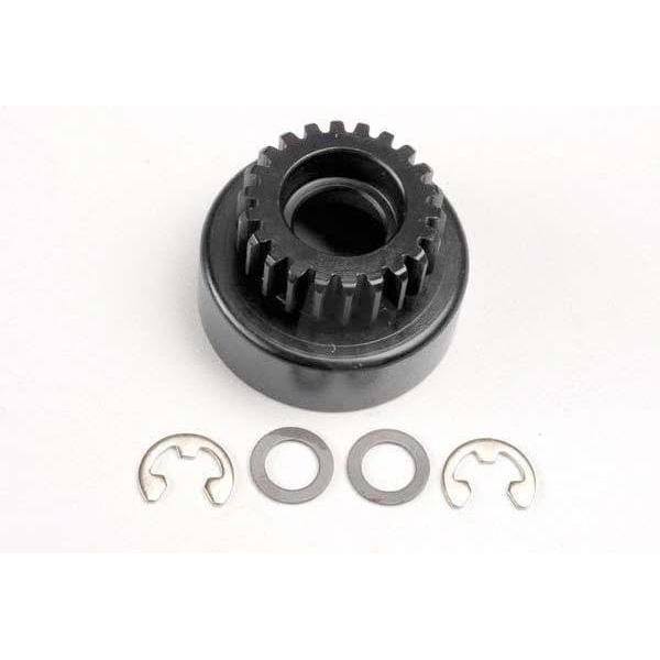 TRAXXAS Clutch Bell (22-Tooth)/5x8x0.5mm Fiber Washer (2)/ 5mm E-Clip (requires 5x11x4mm Ball Bearings Part 4611) (4122)