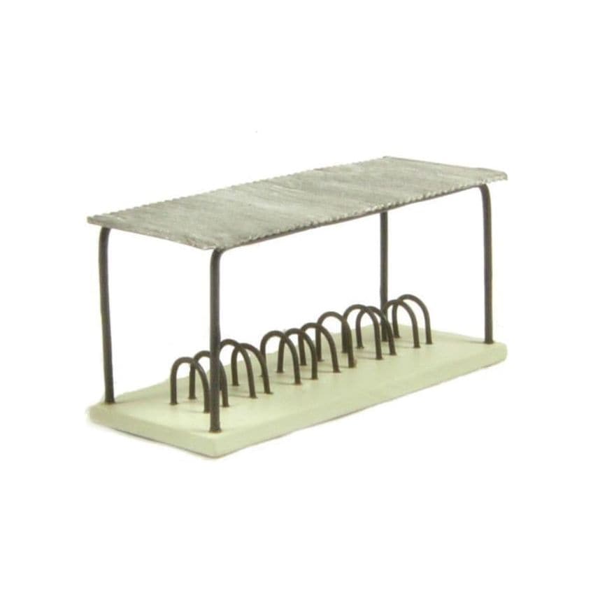 SCENECRAFT OO  Bicycle Rack 66mm x 26mm x 30mm : Available - Hearns Hobbies Melbourne - SCENECRAFT