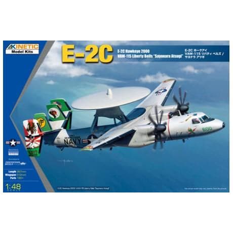 KINETIC 1/48 E-2C Hawkeye 2000 VAW-115 Liberty Bells Sayona