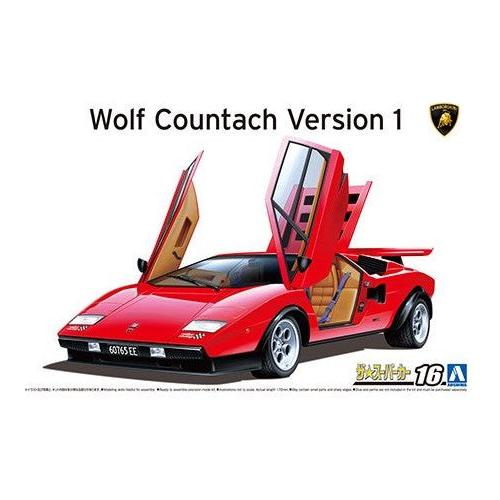 AOSHIMA 1/24 '75 Wolf Countach Version 1