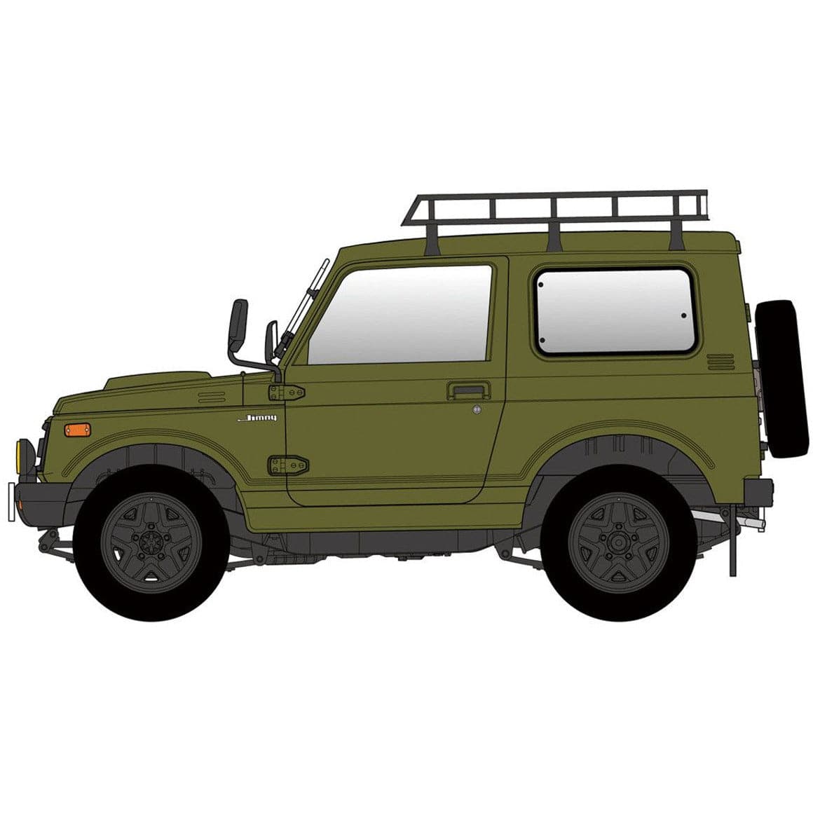 HASEGAWA 1/24 Suzuki Jimny (JA22-5) with Roof Carrier