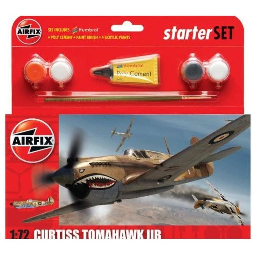 AIRFIX 1/72 Curtiss Tomahawk IIB Starter Set