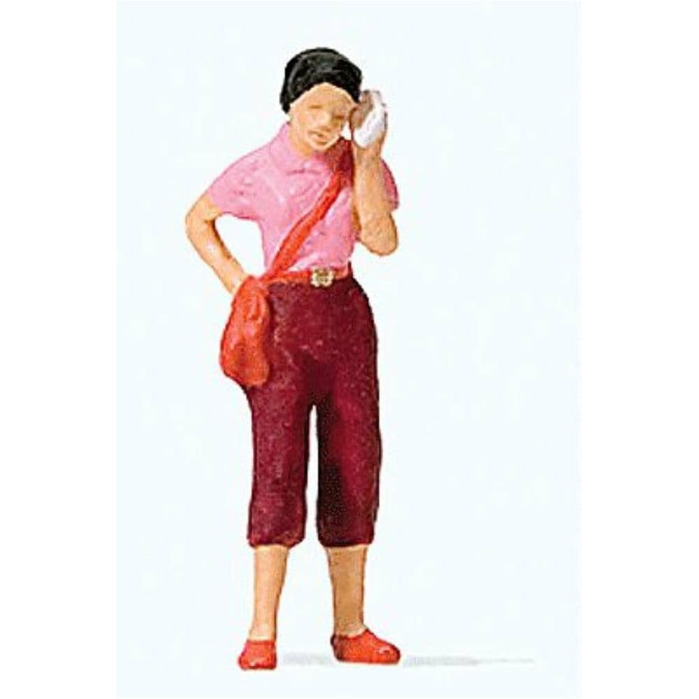 PREISER Woman w/Mobile Phone - Hearns Hobbies Melbourne - PREISER