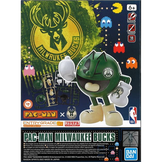 BANDAI Entry Grade Pac-Man Milwaukee Bucks