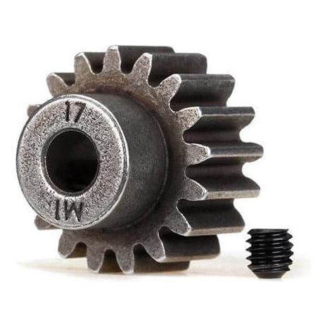 TRAXXAS Gear, 17T Pinion (Fits 5mm Shaft)/ Set Screw (6490X