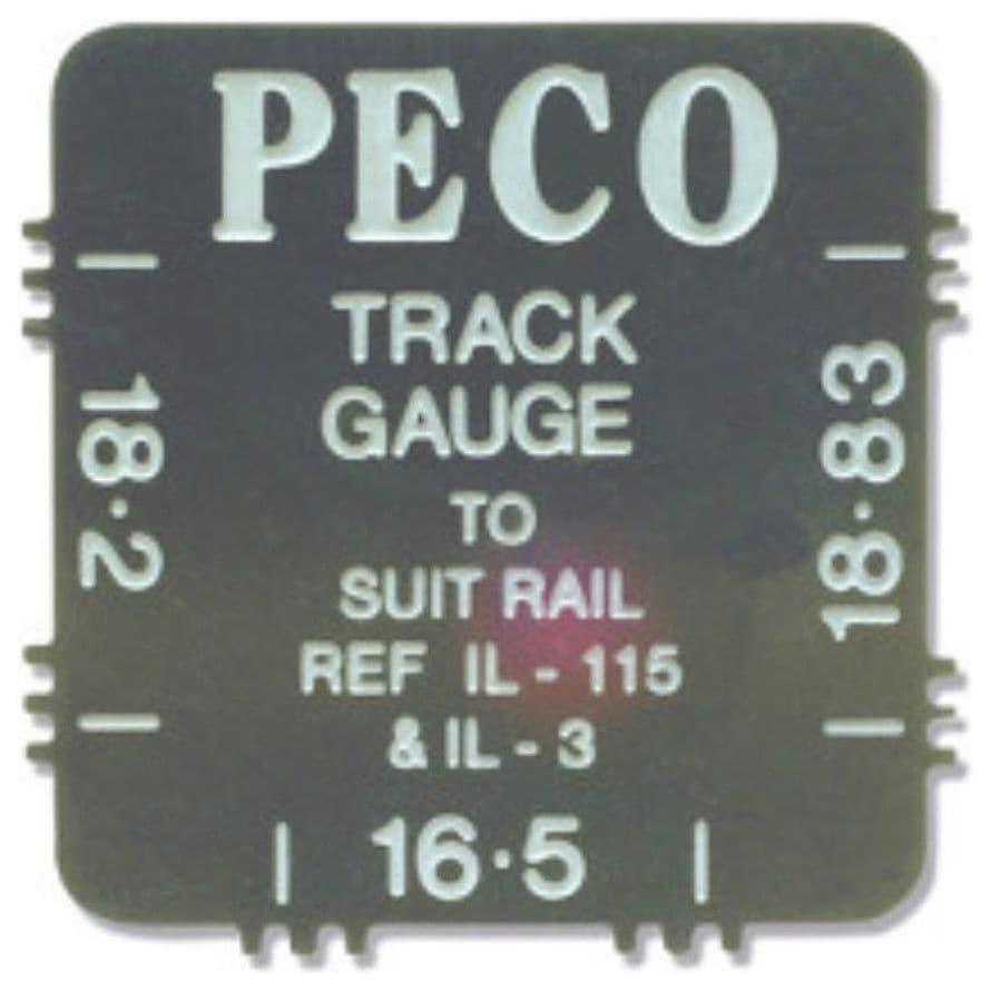 PECO S/STEEL TRACK GAUGE (1) - Hearns Hobbies Melbourne - PECO