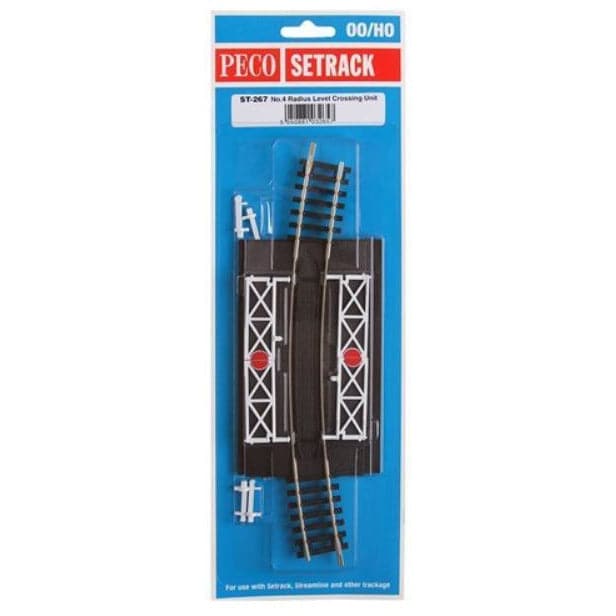 PECO LEVEL CROSSING UNITS 4TH RADIUS - Hearns Hobbies Melbourne - PECO