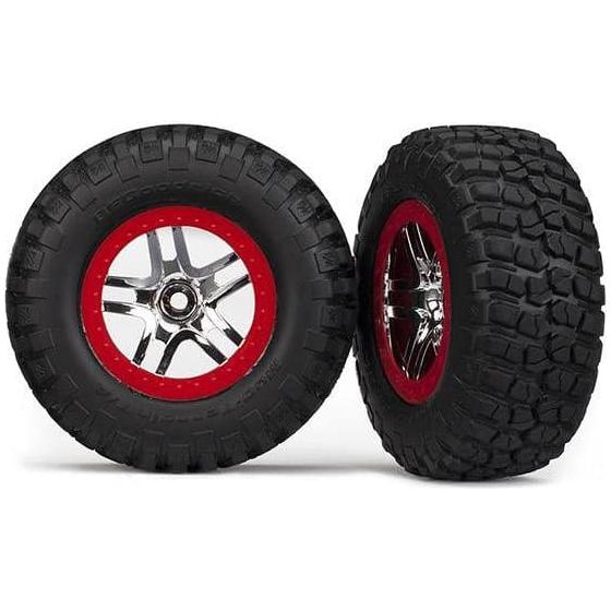 TRAXXAS Tyres & Wheels Assembled Ultra Soft Slash (6873R)