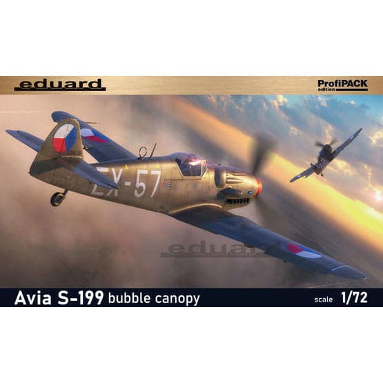 Eduard 1/72 Avia S-199 bubble canopy Plastic Model Kit [70151]