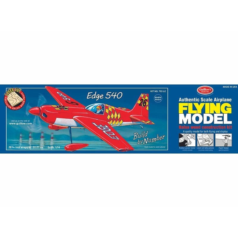 Guillow's Edge - Laser Cut Balsa Plane Model Kit