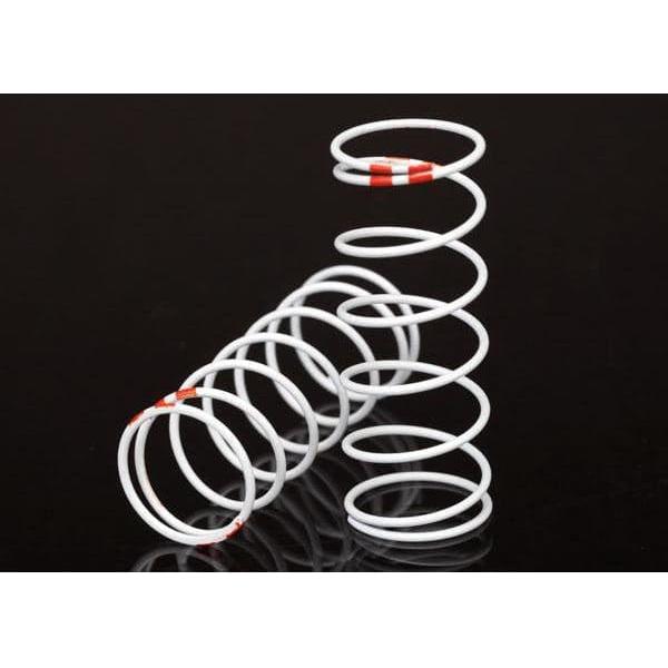 TRAXXAS Spring, Shock, White, GTR Long (0.623 Rate.Orange)