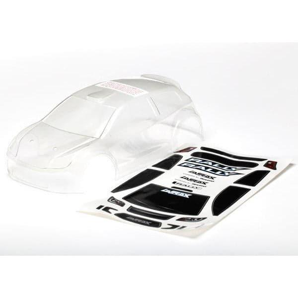 TRAXXAS Body, 1/18th Rally Clear (7511)