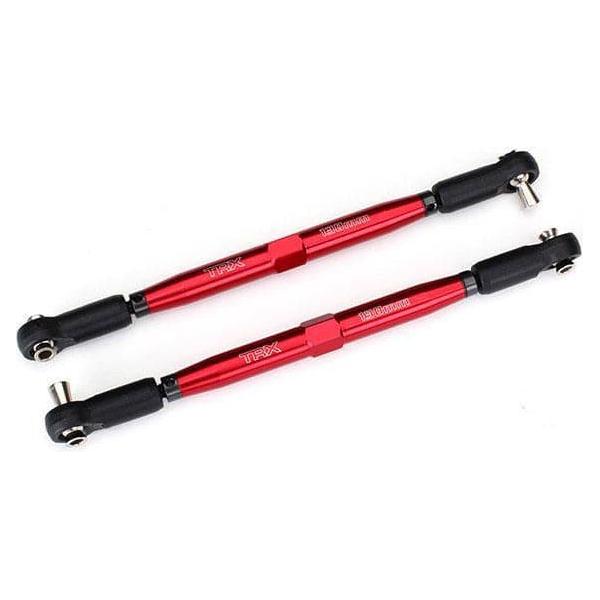 TRAXXAS Toe Links, X-Maxx (Tubes Red - Anodized) (7748R)