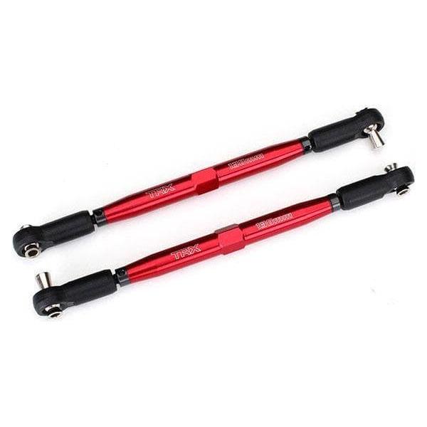 TRAXXAS Toe Links, X-Maxx (Tubes Red - Anodized) (7748R)