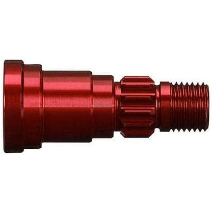 TRAXXAS Stub Axle, Alum (Red-Anodized) (1) (Use Only with #