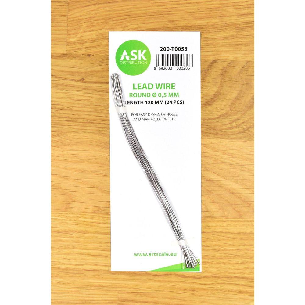 ASK Lead Wire - Round Ø 0,5 mm x 120 mm (24 pcs)