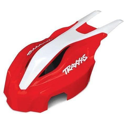 TRAXXAS Canopy, Front Red/White Aton (7911)