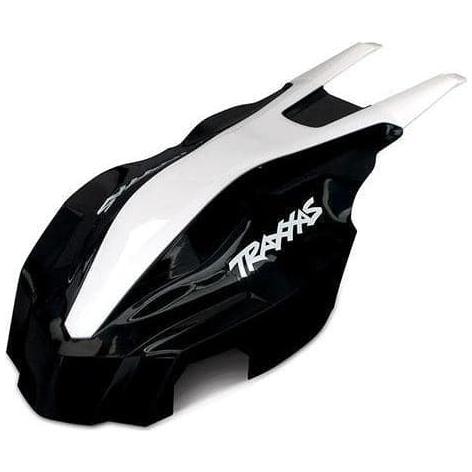 TRAXXAS Canopy, Front, Black/White Aton (7913)