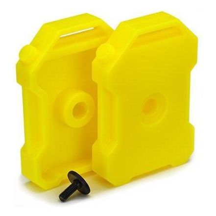 TRAXXAS Fuel Canisters (Yellow) (2)/ 3x8 FCS (1) (8022A)