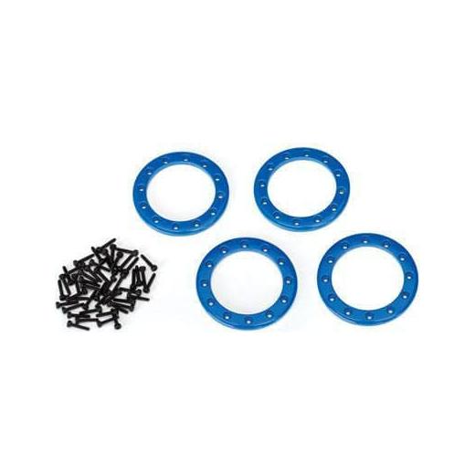 TRAXXAS Beadlock Rings, Blue (1.9") (8169X)