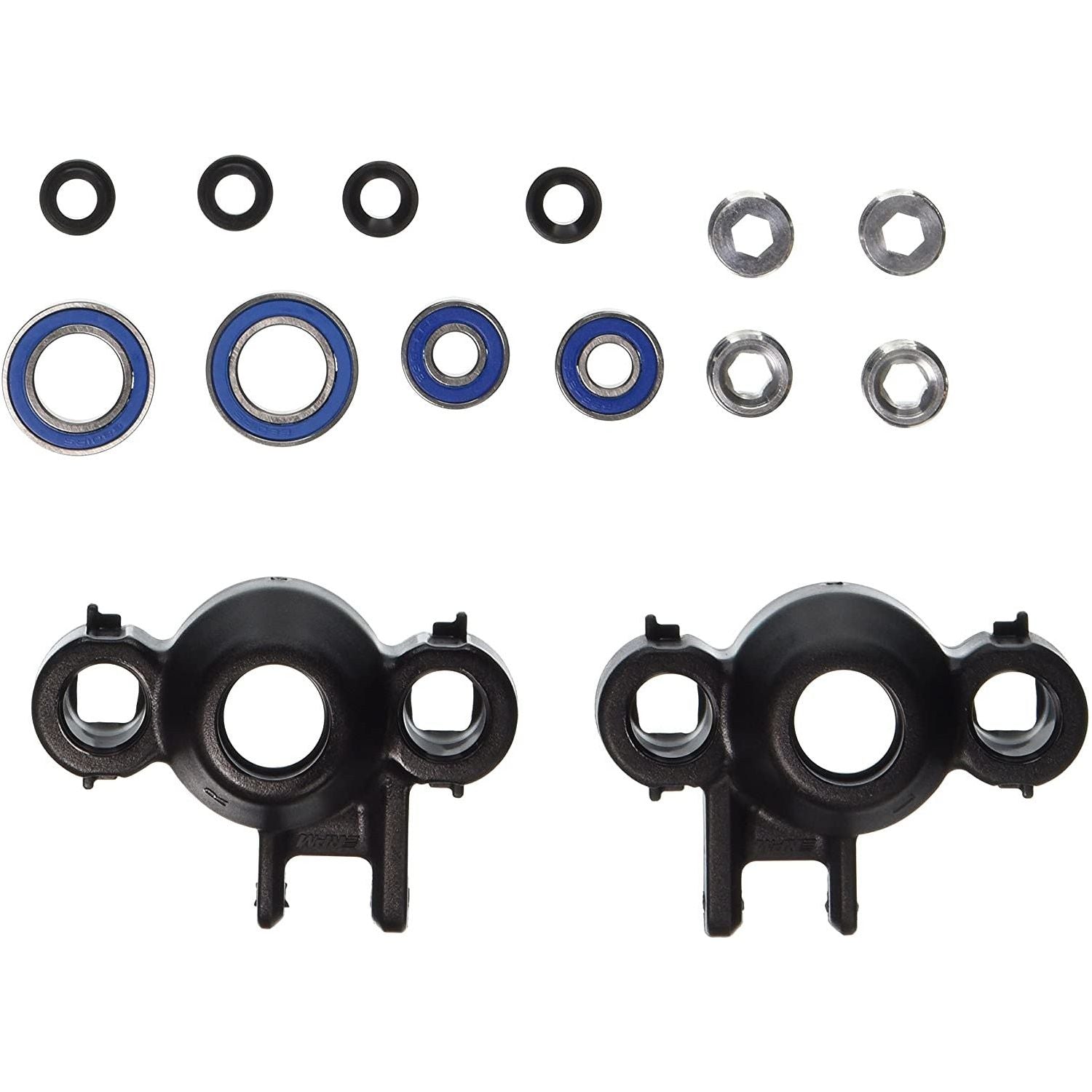 RPM Black Axle Carrier Steering Blocks Traxxas E-Revo T-Max